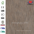 JHK-M02 Embossed Decorative Panel Design Straight Line HDF Natural Veneer Door Skin Factory